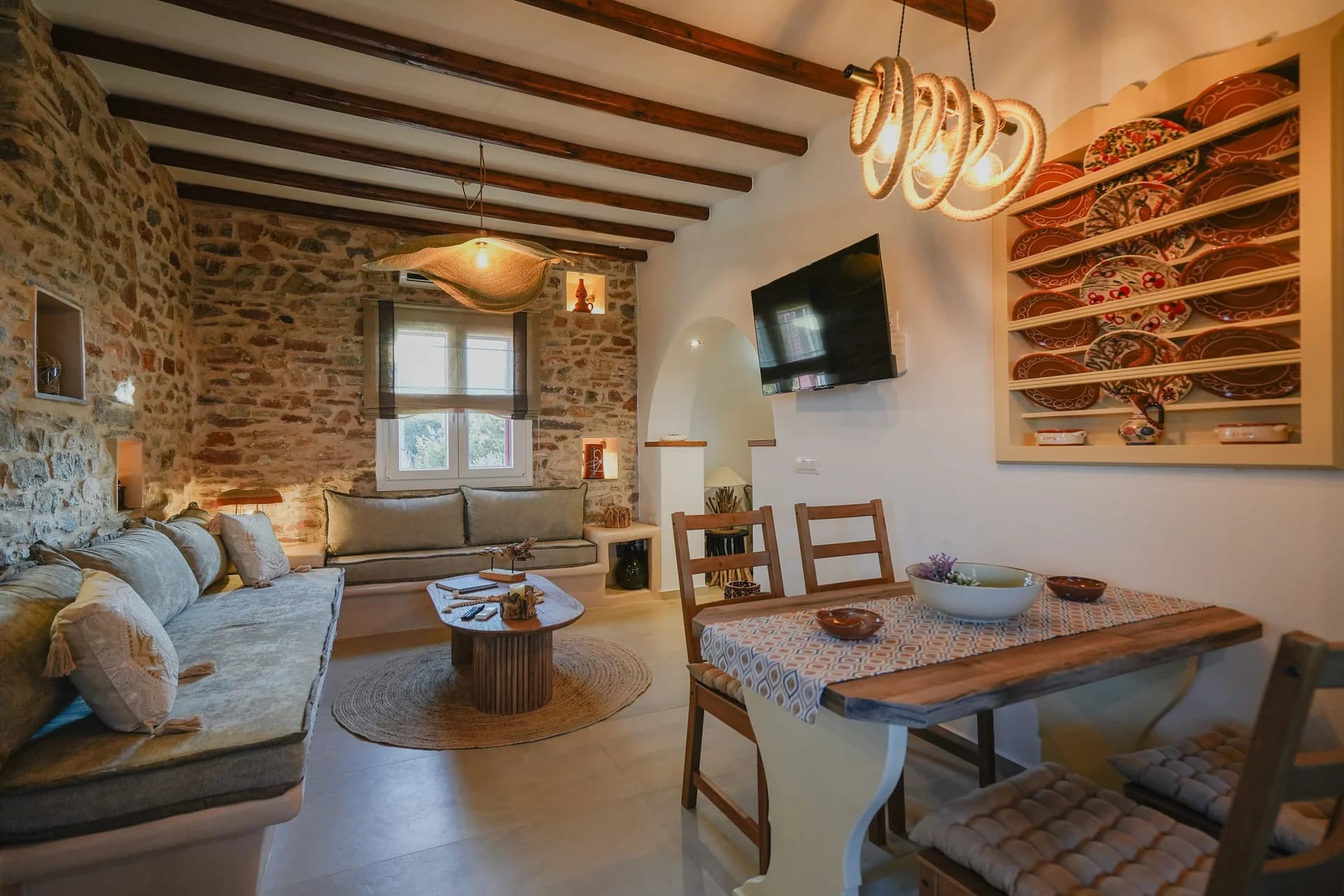 Kitchen - Onar Stone Villa